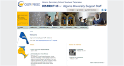 Desktop Screenshot of d35-algoma.osstf.ca