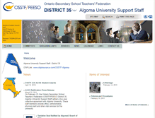 Tablet Screenshot of d35-algoma.osstf.ca
